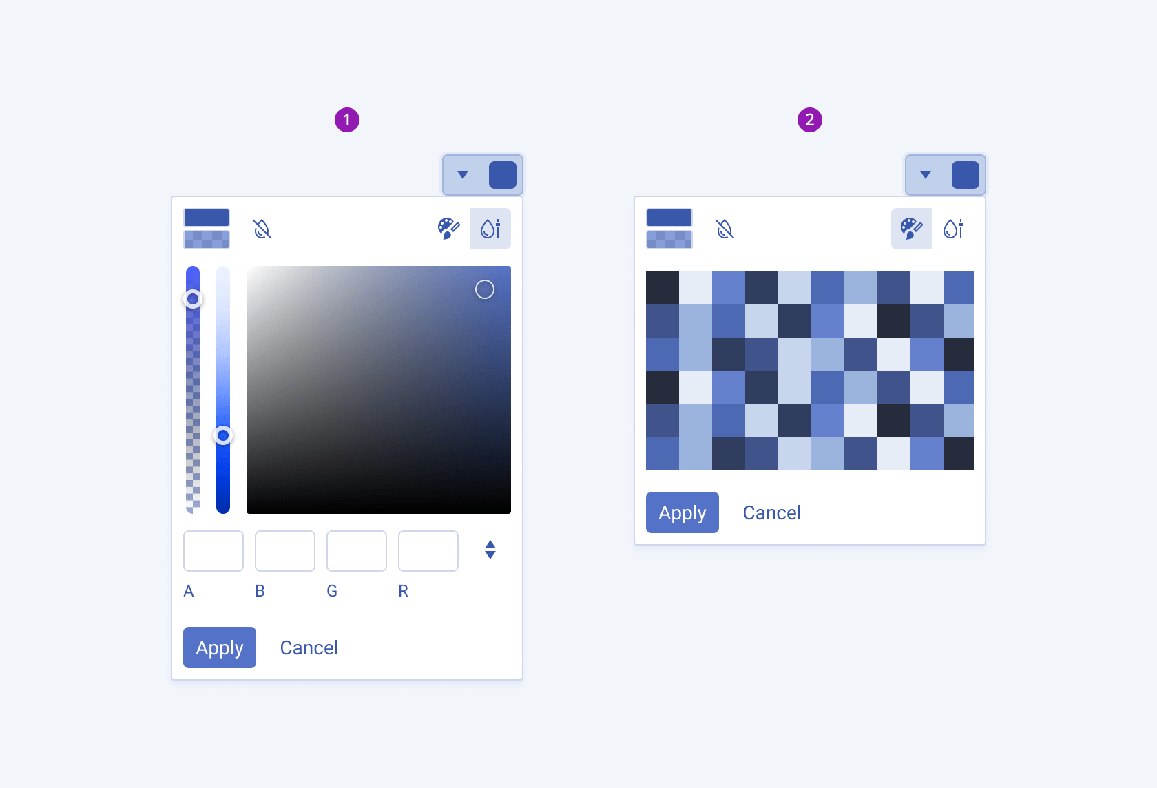 components colorpicker rtl