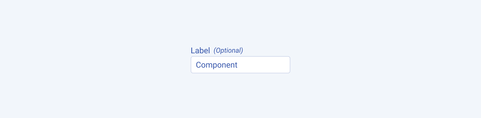 A representation of a Telerik and Kendo UI Label component that is set as optional A Telerik and Kendo UI Label component set as optional