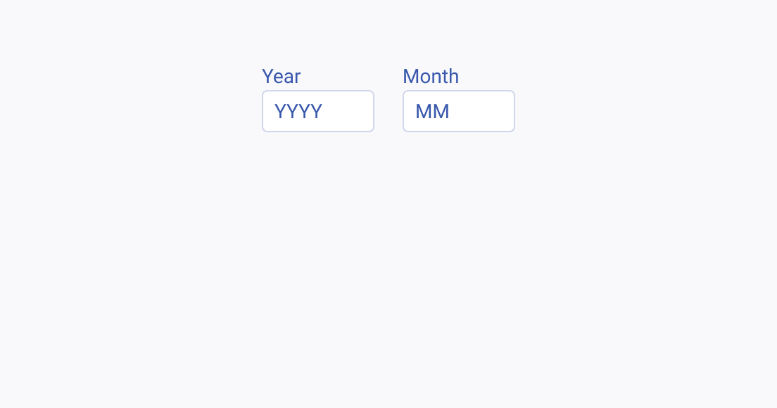 For information that is known to the user, utilize the Input component instead of the DropDownTree A Telerik and Kendo UI Input component used instead of the DropDownTree