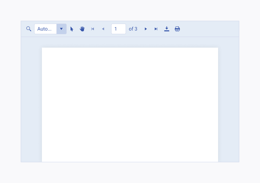 Don't use the Telerik and Kendo UI PDFViewer without semantically grouping the tools. Incorrectly used Telerik and Kendo UI PDFViewer that lacks semantic grouping of the tools