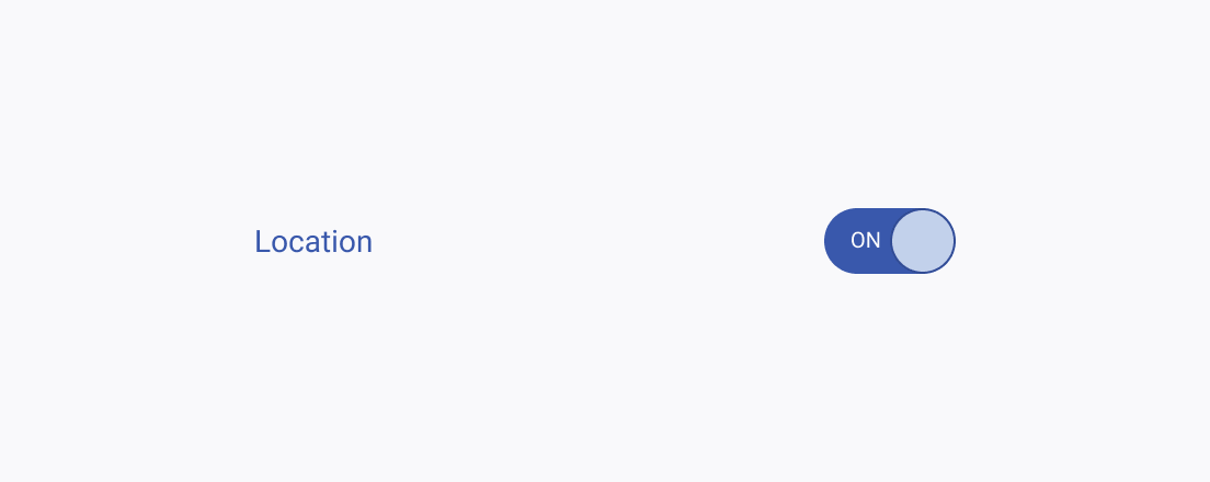 Do not show ambiguous, misleading, or unclear labels of the Telerik and Kendo UI Switch. A Telerik and Kendo UI Switch showing an ambiguous label to an unclear result.