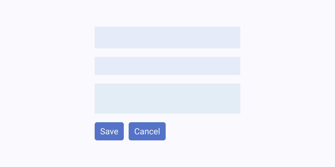 Two Telerik and Kendo UI Buttons with the same fill mode in a dialog.