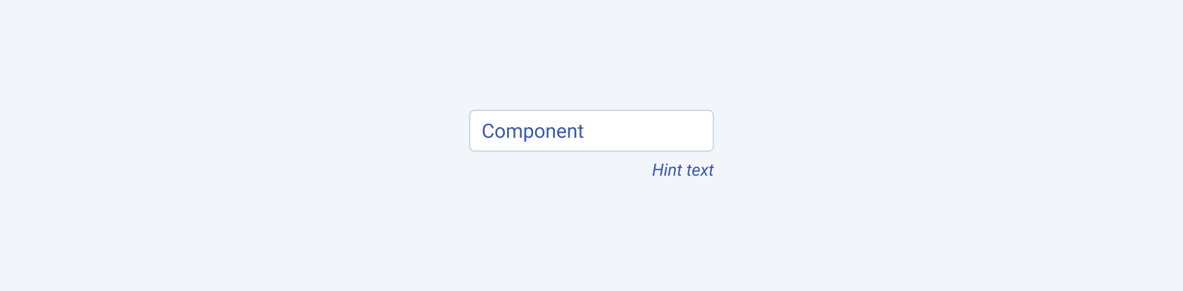 A representation of a Telerik and Kendo UI Hint component that is alligned to the right A Telerik and Kendo UI Hint component alligned to the right