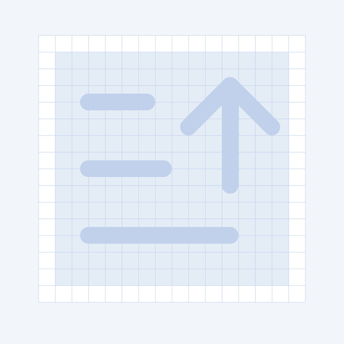 An image that demonstrates the top right position of modifier within an icon.