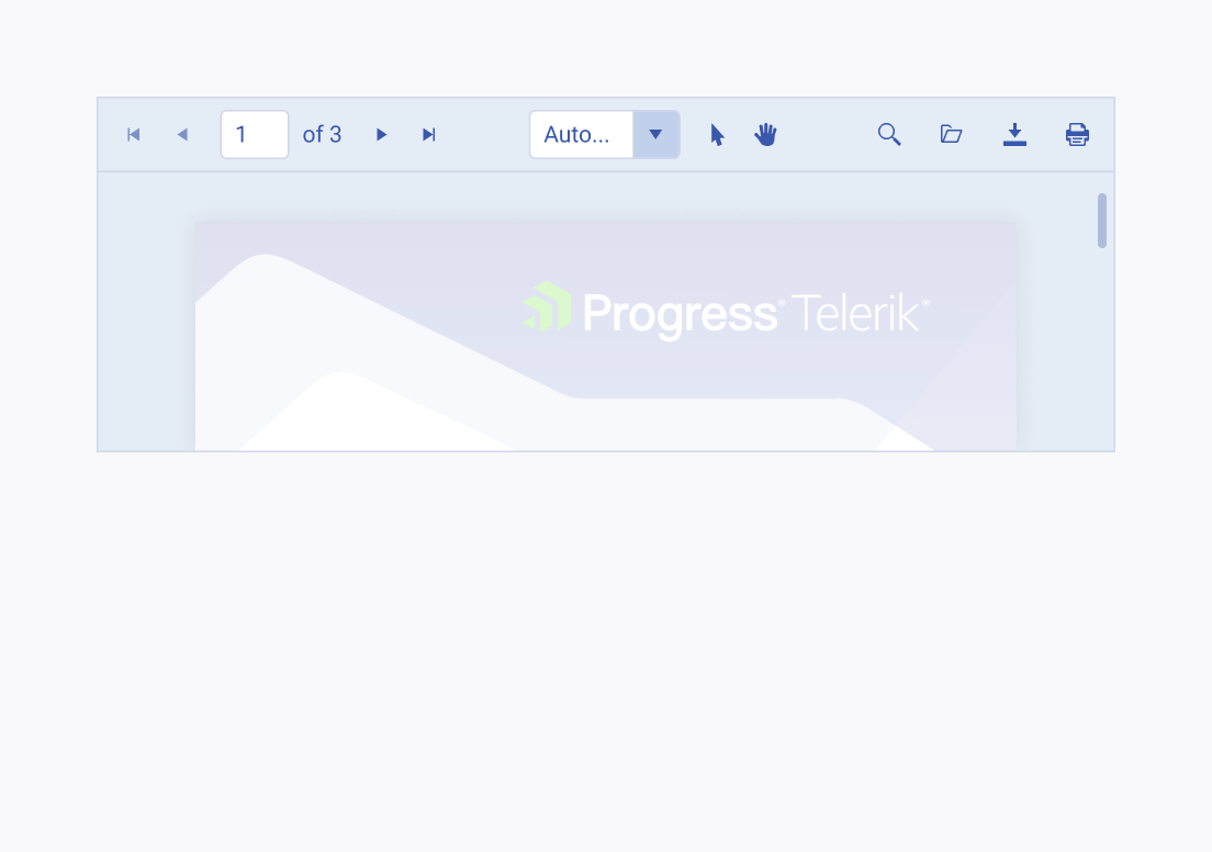 Don't reduce the canvas too much when working with the Telerik and Kendo UI PDFViewer. Incorrect use of a Telerik and Kendo UI PDFViewer configured with insufficient canvas height