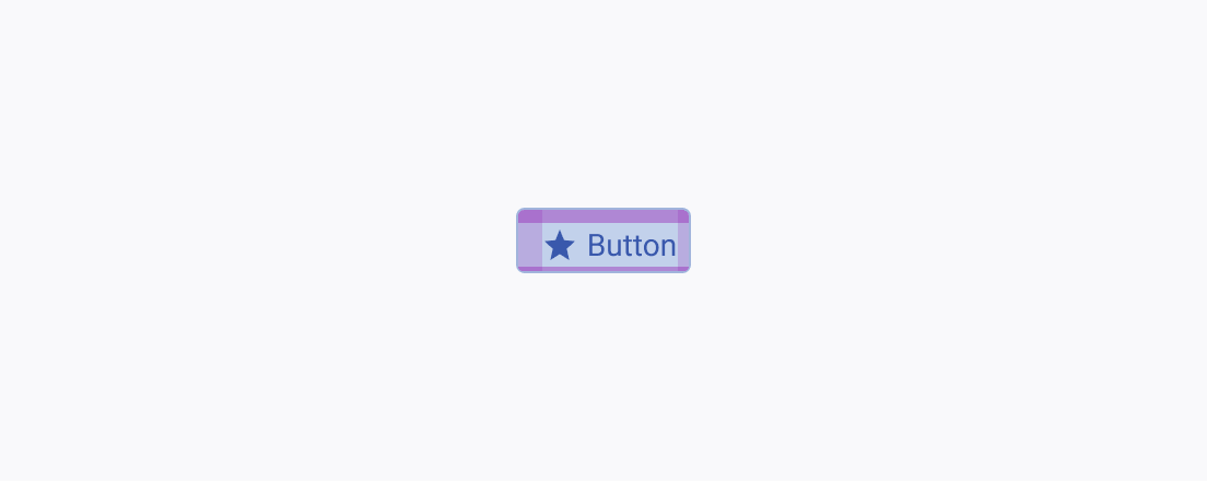 Do not set unequal vertical and horizontal paddings inside a single Telerik and Kendo UI component. What to avoid when applying the symmetry principle in the Telerik and Kendo UI context