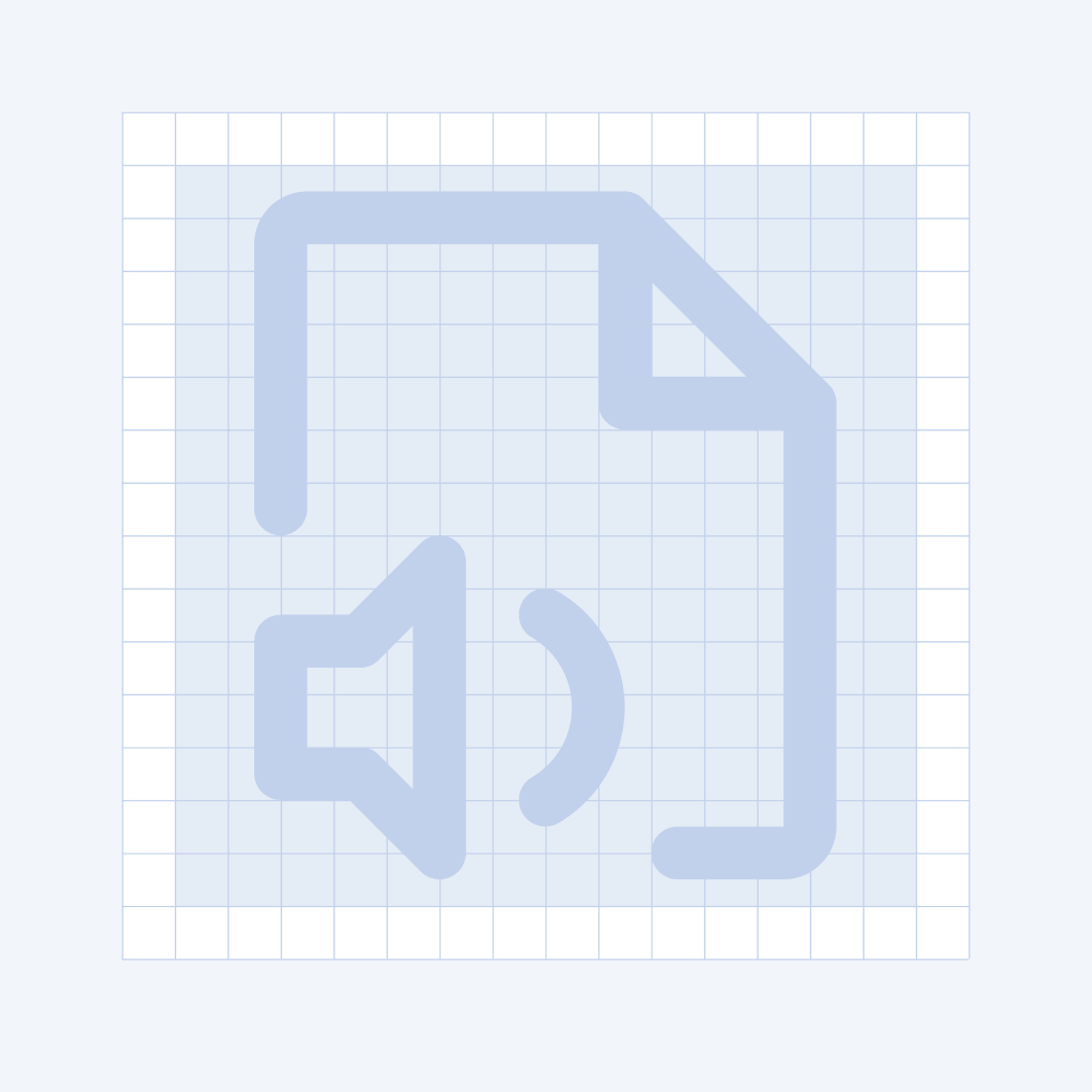 An image that demonstrates the bottom left position of modifier within an icon.