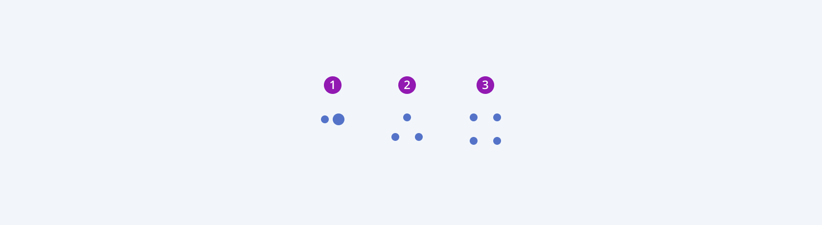Three available variants in the Telerik and Kendo UI Loader component including a pulsing, an infinite, and a converging Loader. Three variants of the Telerik and Kendo UI Loader component showing a pulsing, an infinite, and a converging Loader.