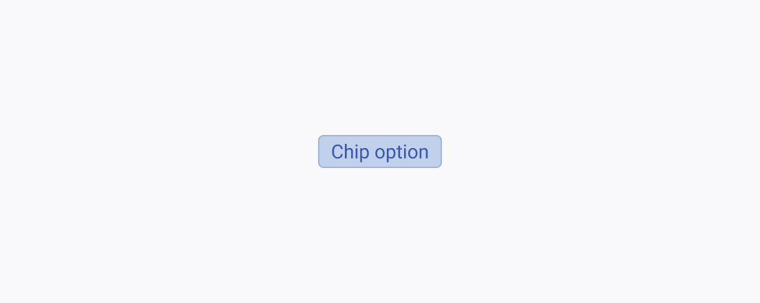 Use short and clear words for the label of the Telerik and Kendo UI Chip component. A Telerik and Kendo UI Chip component consisting of two short words.