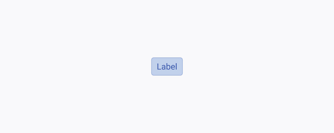 A Telerik and Kendo UI Button with a single word inside.