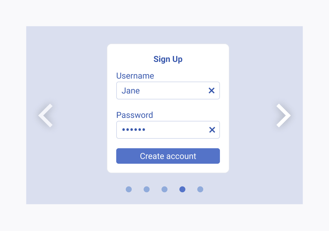 A Telerik and Kendo UI ScrollView used incorrectly in a complex design