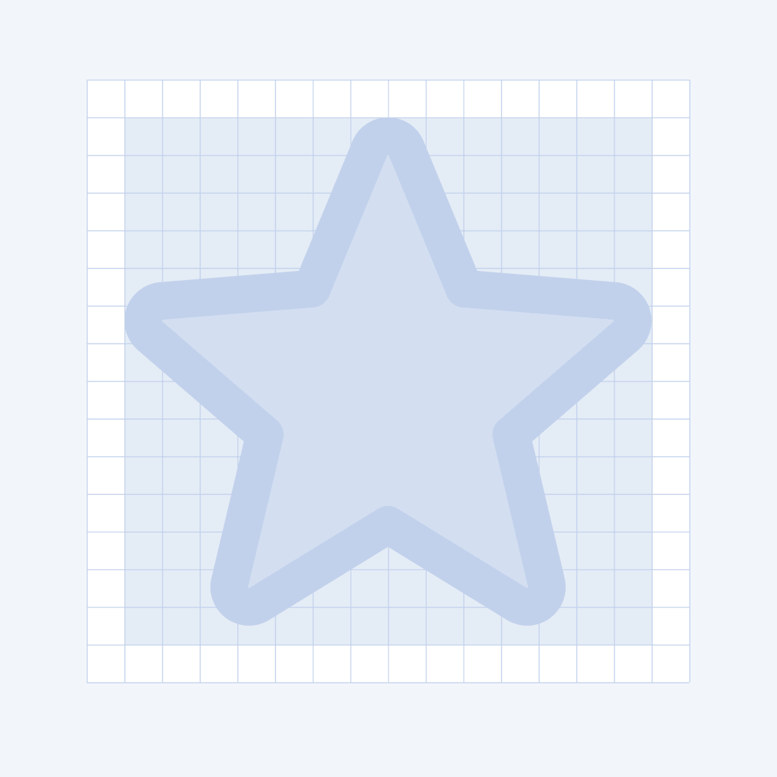 An image that demonstrates the duotone style of the Telerik and Kendo UI components icons system.
