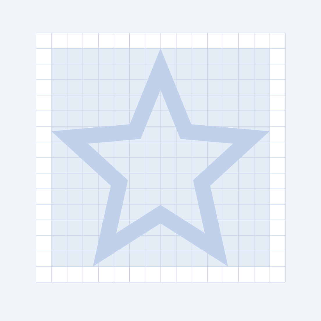 Using the outline style of the Telerik and Kendo UI component icon system. An image that demonstrates the outline style of the Telerik and Kendo UI components icons system.