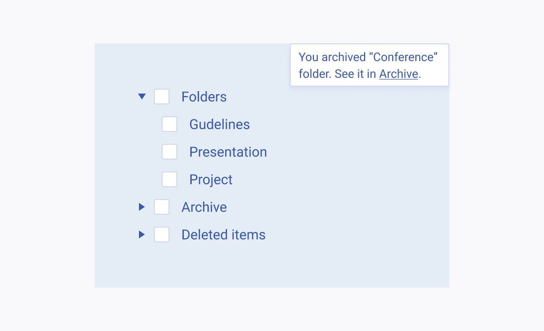 A Telerik and Kendo UI Notification that is placed at the top of the page and does not affect the content visibility.