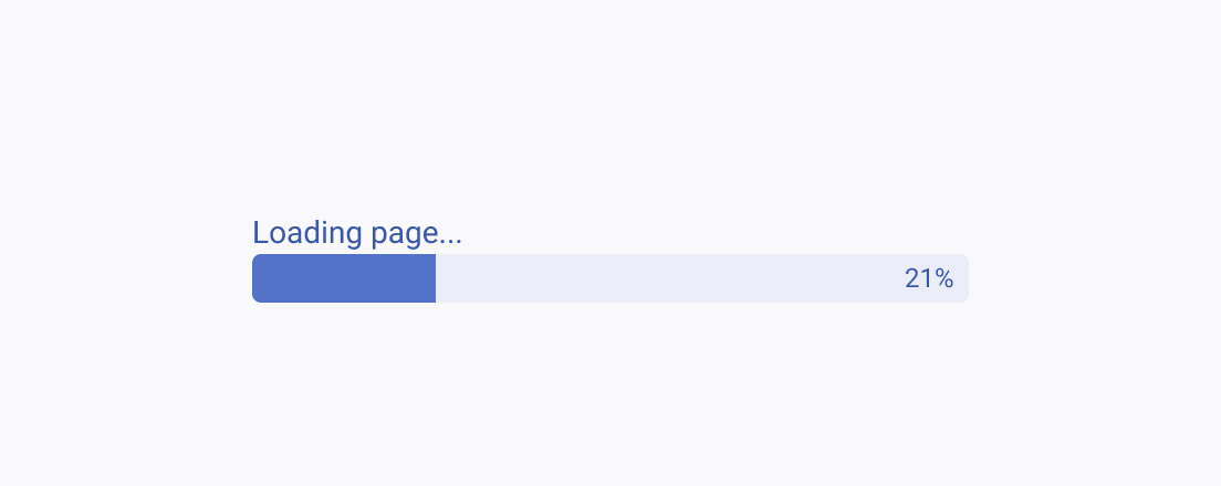 Incorrect usage of the Telerik and Kendo UI ProgressBar as loading indicator