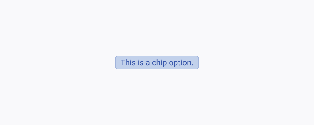 Do not use long, tedious, and excessive descriptions for the label of the Telerik and Kendo UI Chip component. A Telerik and Kendo UI Chip component consisting of a five-word sentence with a period in the end.