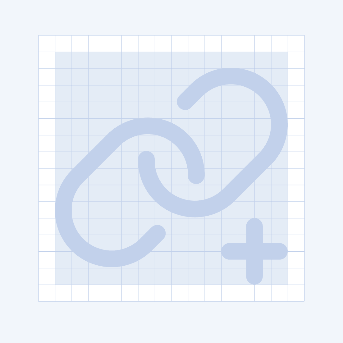An image that demonstrates the bottom right position of modifier within an icon.