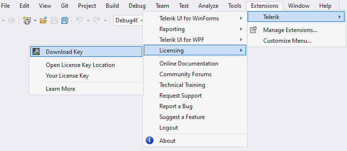 Download License key