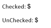 Insert CheckBoxes