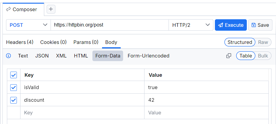 the Composer pane in Fiddler Everywhere