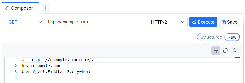 raw mode in Composer