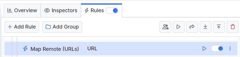 Creating "Map Remote (URLs)" rule