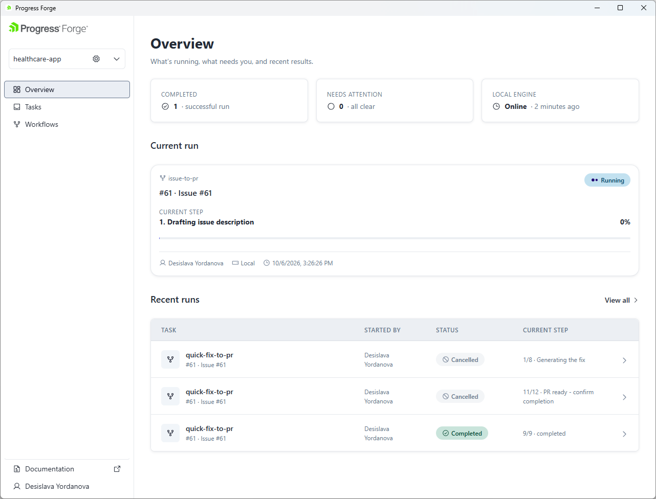 Forge Forge Desktop App