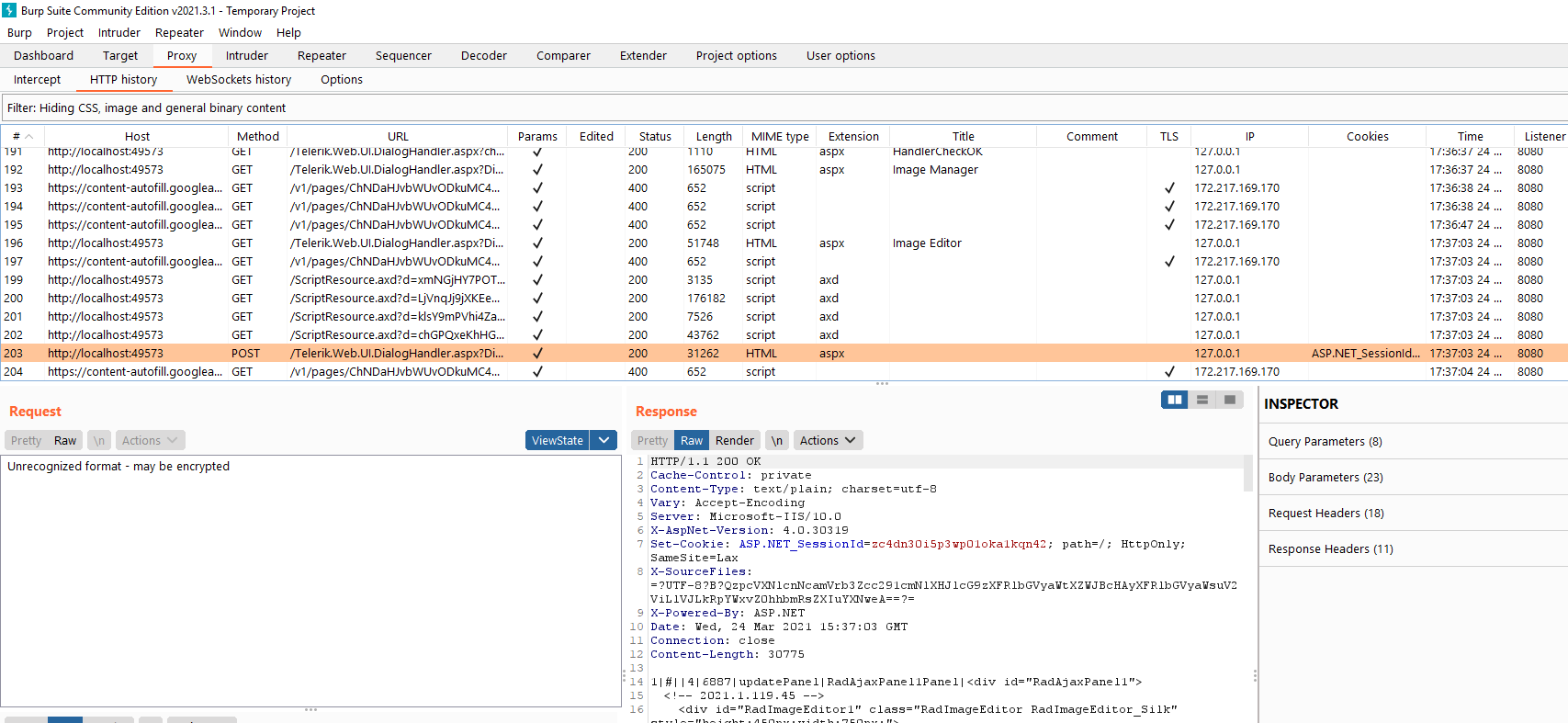 Can the Rad Editor Viewstate be Encrypted ? in UI for ASP.NET AJAX ...