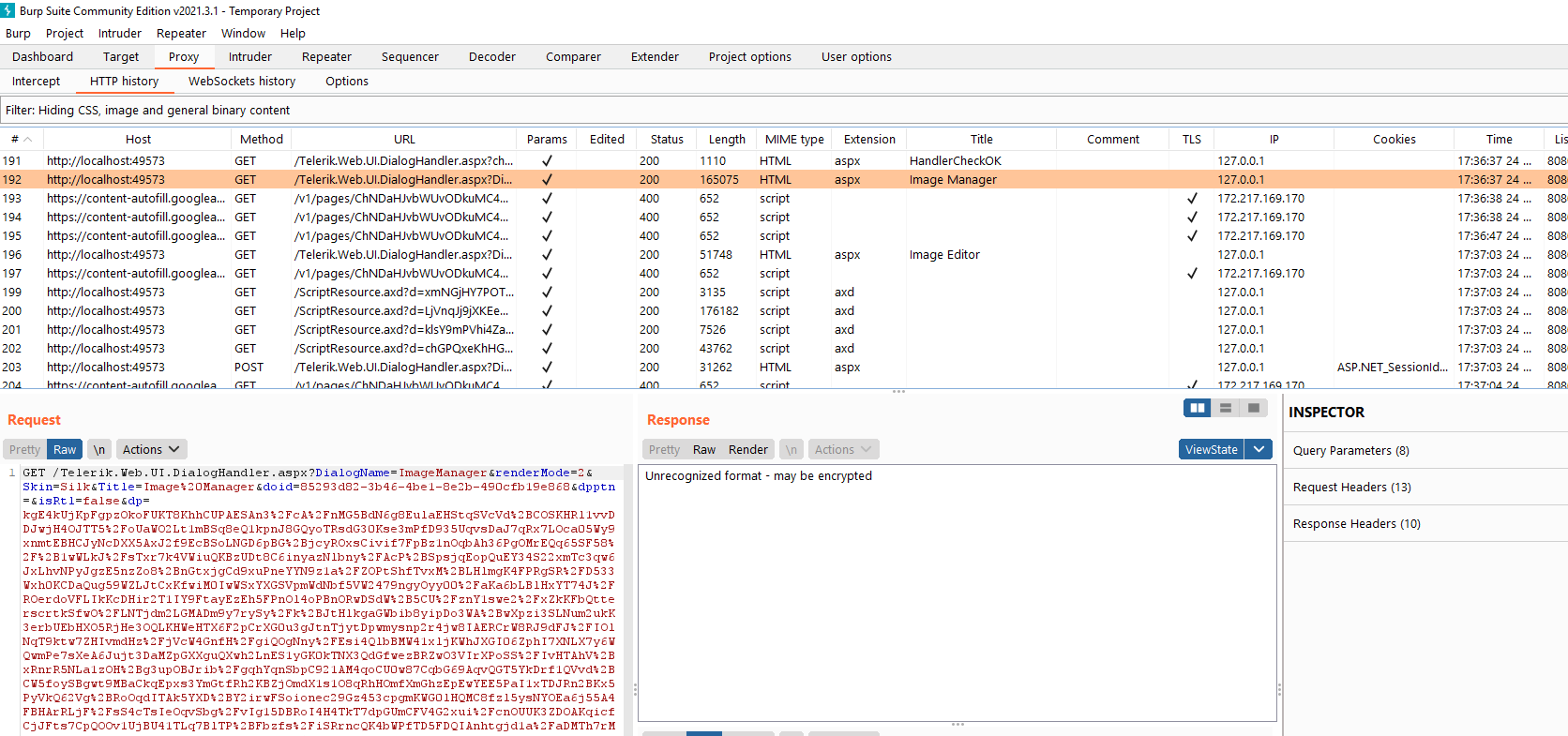 Can the Rad Editor Viewstate be Encrypted ? in UI for ASP.NET AJAX ...