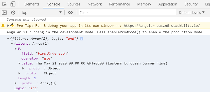 UTC date filtering in grid in Kendo UI for Angular | Telerik Forums