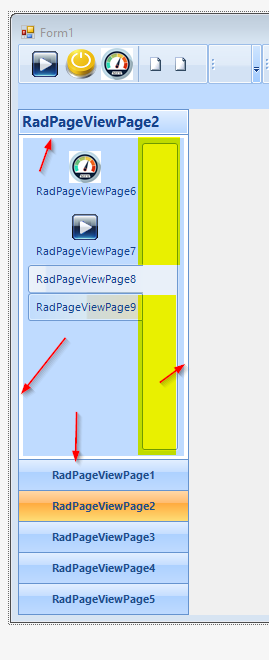 RadPageView appearance settings in UI for WinForms | Telerik Forums