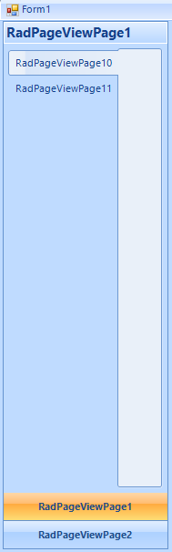RadPageView appearance settings in UI for WinForms | Telerik Forums