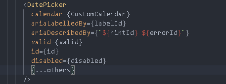 [Solved] KendoReact DatePicker custom calendar no focus on open in ...