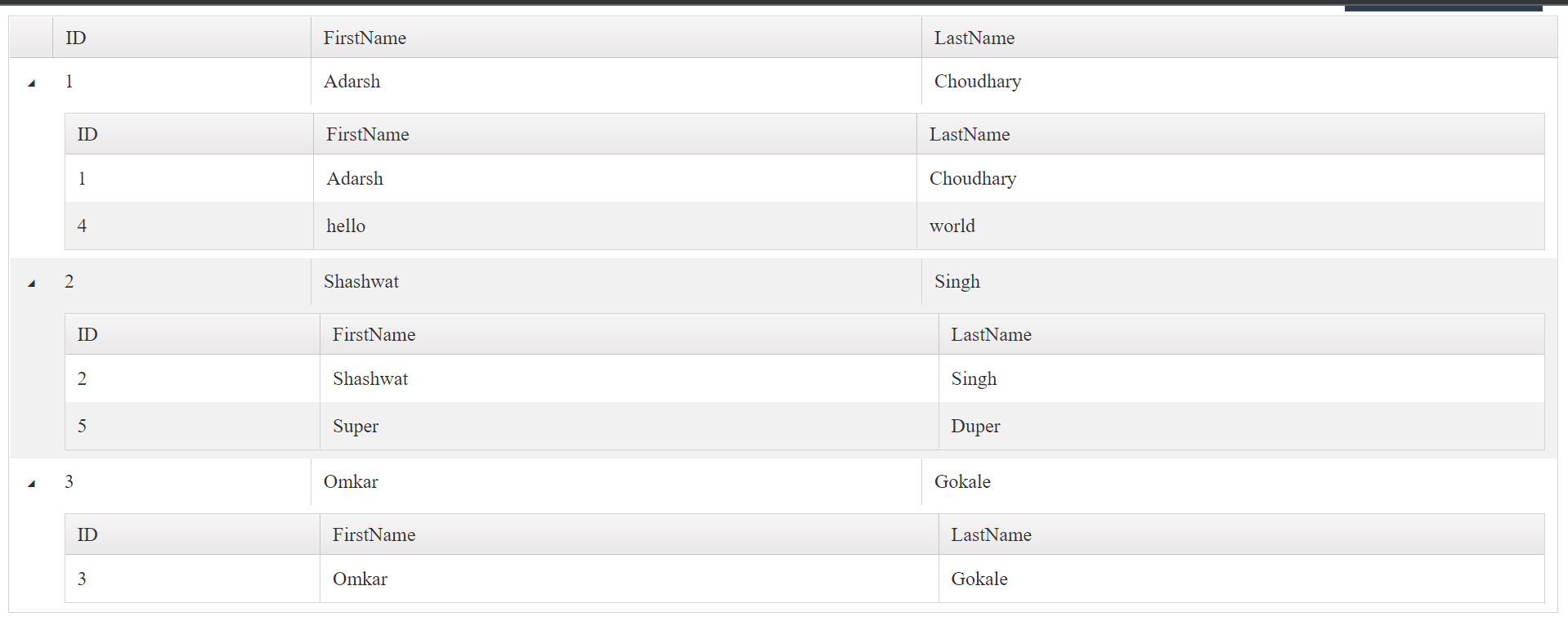 [Solved] Kendo Grid not sending in Kendo UI for jQuery | Telerik Forums