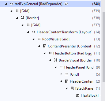 How to style all Telerik WPF RadExpander Header Controls? in UI for WPF ...