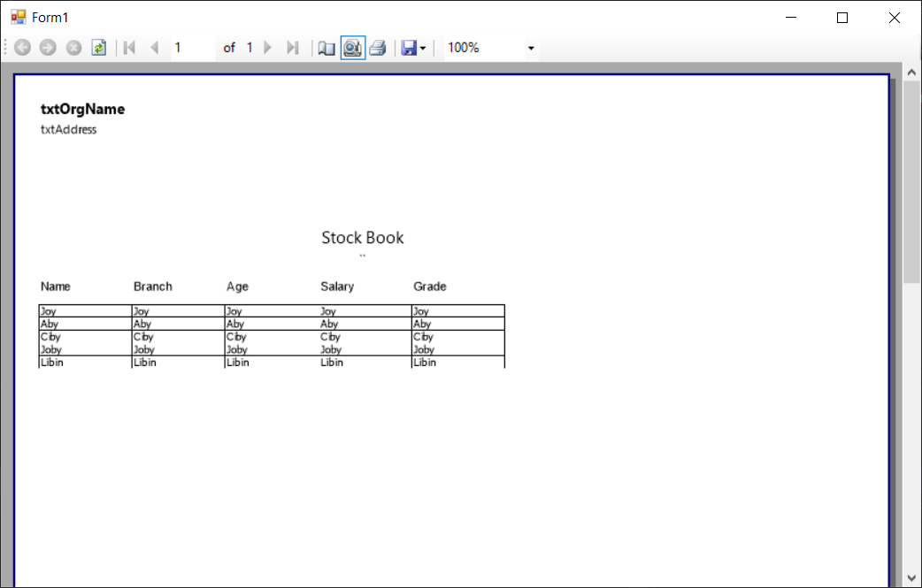 Dynamic Report Creation in UI for WinForms | Telerik Forums