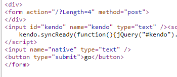 Submit does not include Kendo control value on the form data in UI for ...