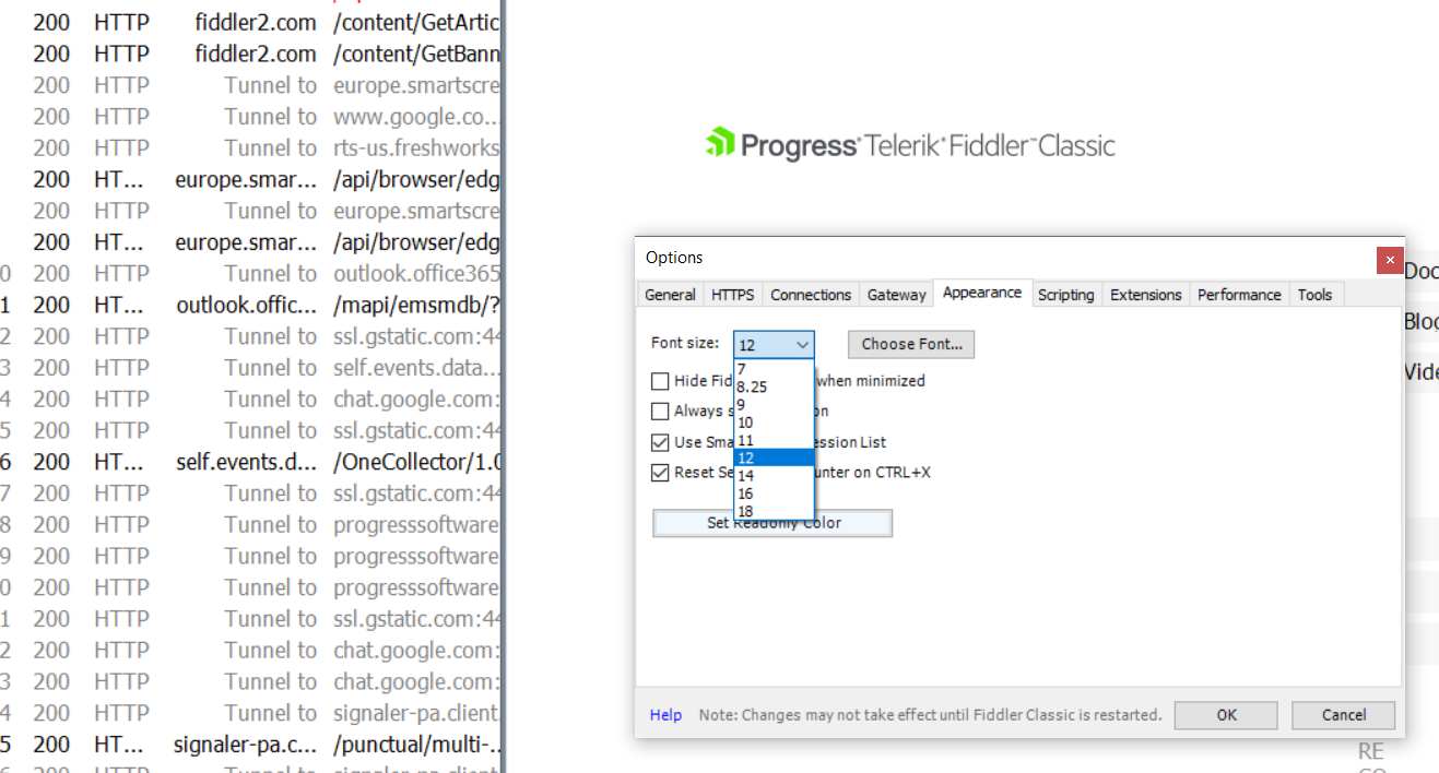 Font fix not! in Fiddler | Telerik Forums