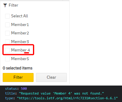 GridColumnMenuCheckboxFilter Filter values with spaces in KendoReact ...