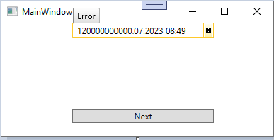 RadDateTimePicker How to set DateTimeText when DateTime is invalid in ...