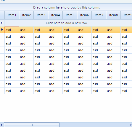 RadGridView - Resize Column doesn't work when horizontal scroll bar is ...