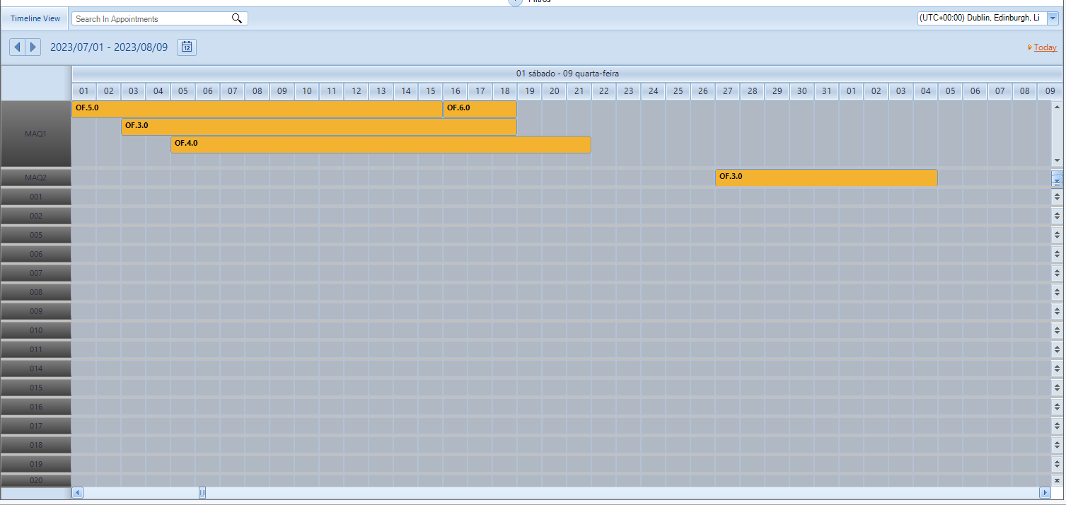 Telerik UI for WInforms RadScheduler TimeLineView Resources Height in