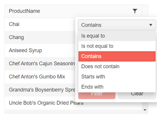 Override Filter on Grid to remove "Is Null" & "Is Not Null" in Kendo UI ...