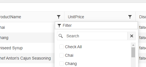 Grid column menu filter icon css issue in KendoReact | Telerik Forums