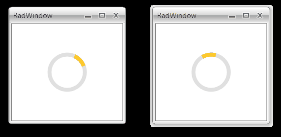 [Solved] RadCircularProgressBar IsInderterminate animation inside ...