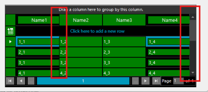 GridView Row and Cell formatting. (Padding, Margin, Border). in UI for ...