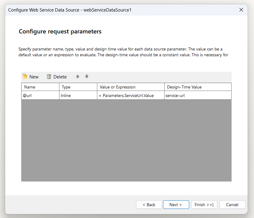 Dynamic Web Service Domain Configuration in Telerik Report Designer ...
