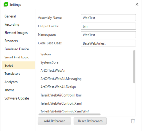 Missing Assembly reference in Test Studio | Telerik Forums