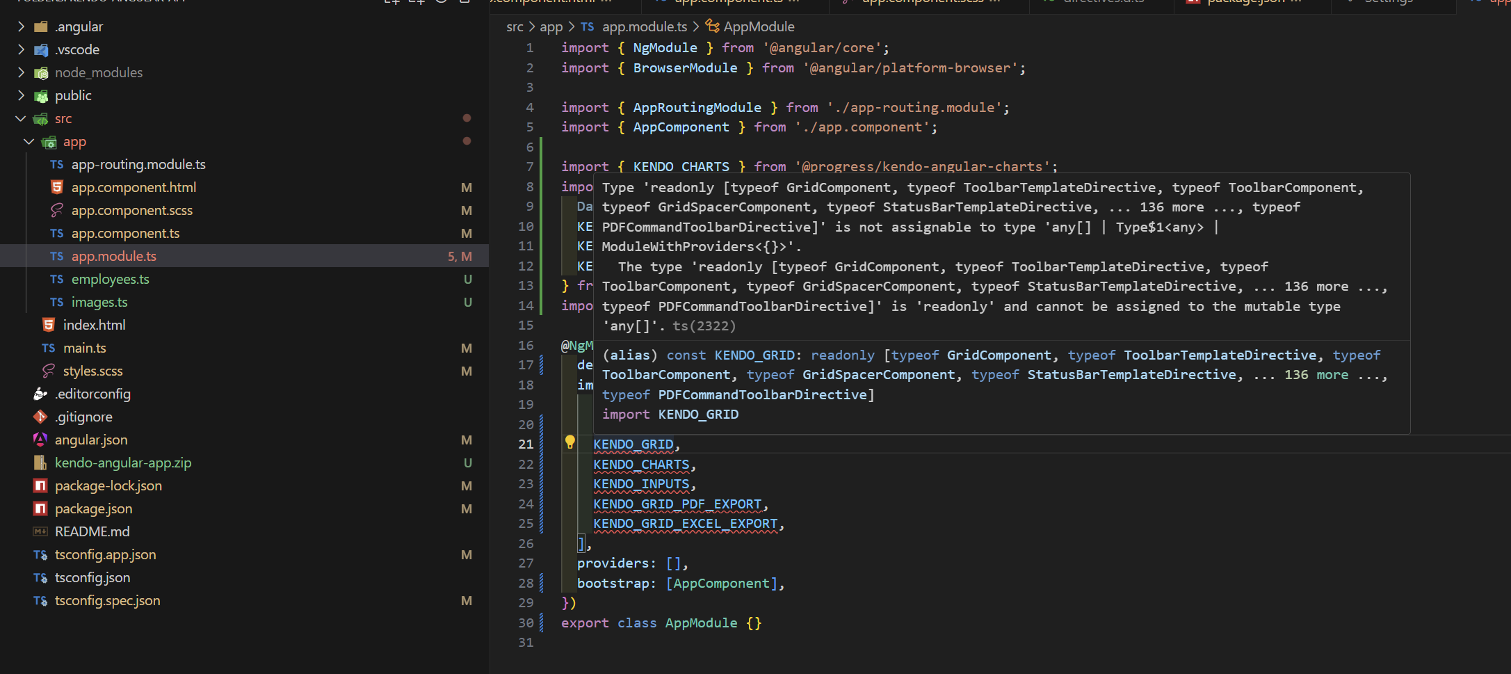 how to use kendo ui under angular V19 in Kendo UI for Angular | Telerik ...