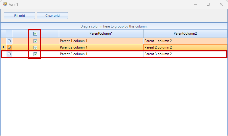 Child rows do not update visually when the parent row is expanded in a ...